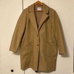 Old Navy tan women’s dress coat size large
